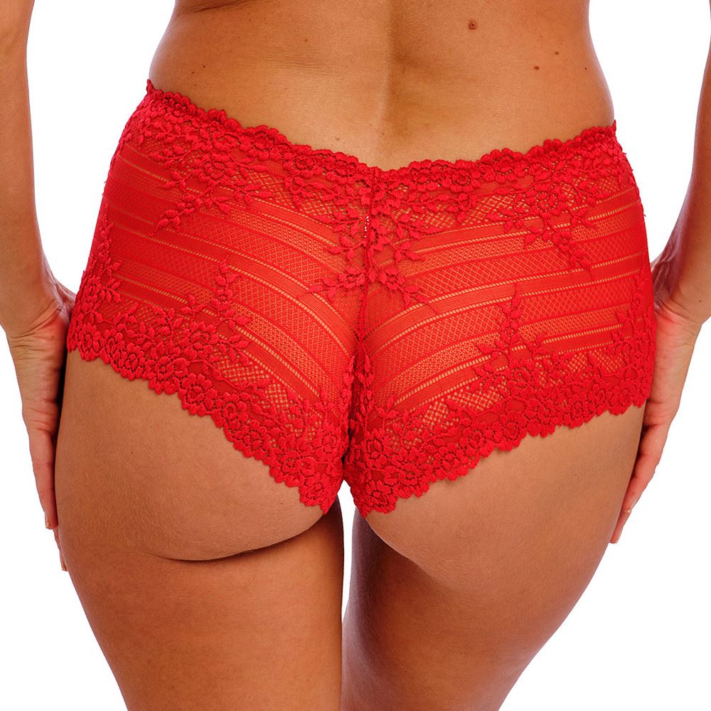 Wacoal Embrace Lace Boyshort - Equestrian Red