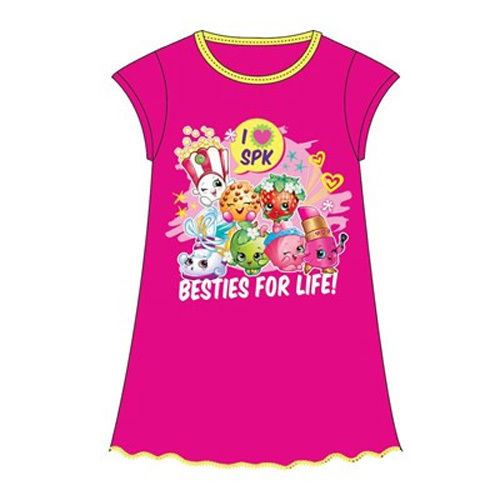 Girls Shopkins 'Besties For Life' Nightdress - Multi Shopkins