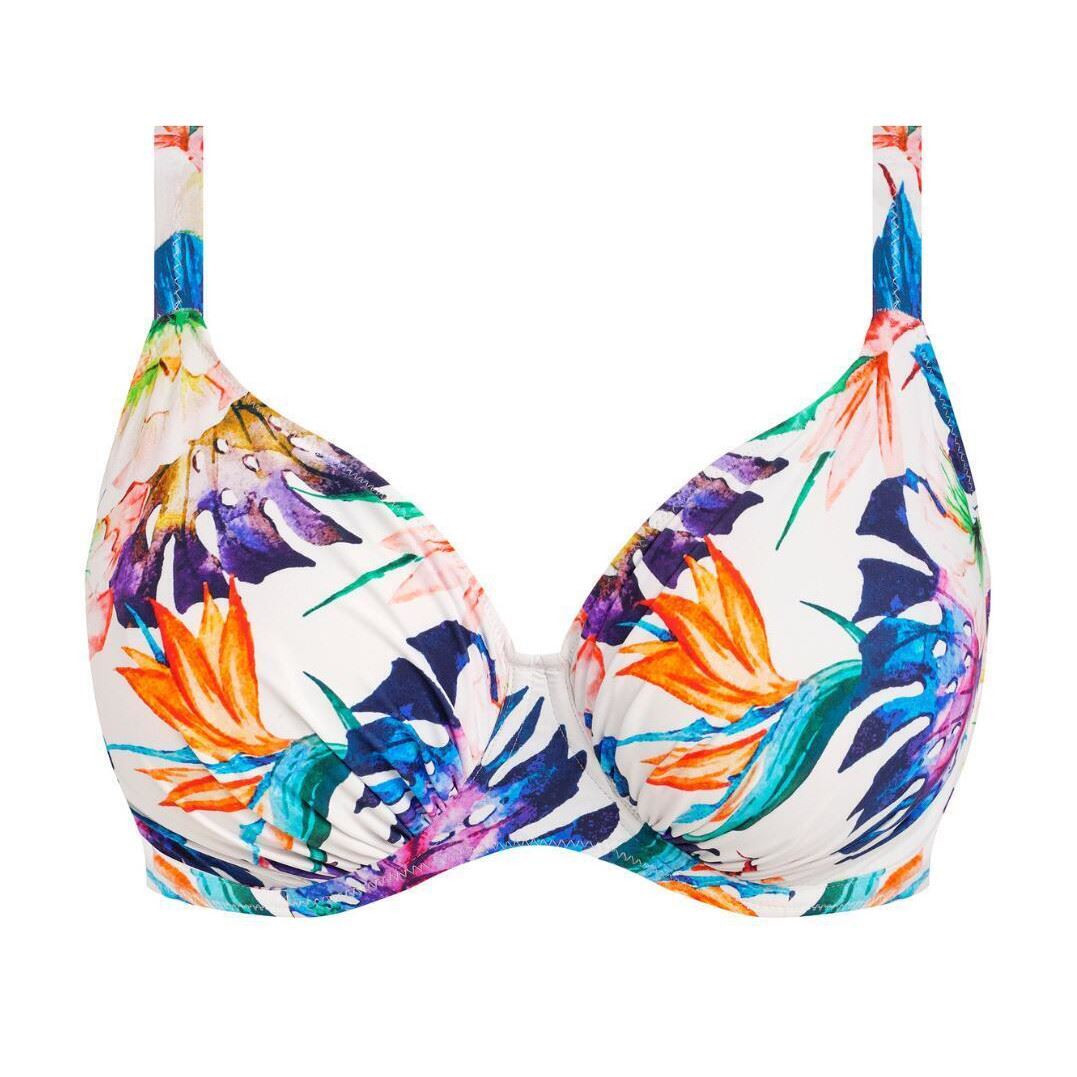 Fantasie Paradiso Gathered Full Cup Bikini Top - Multi Fantasie Swimwear