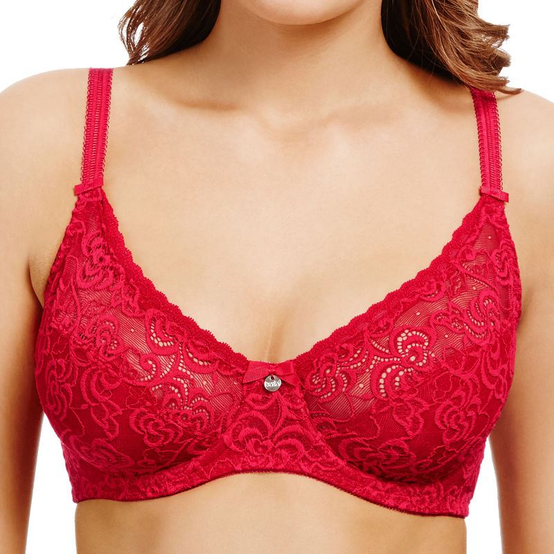 Berlei Heaven Lace Wired Bra - Passion Red