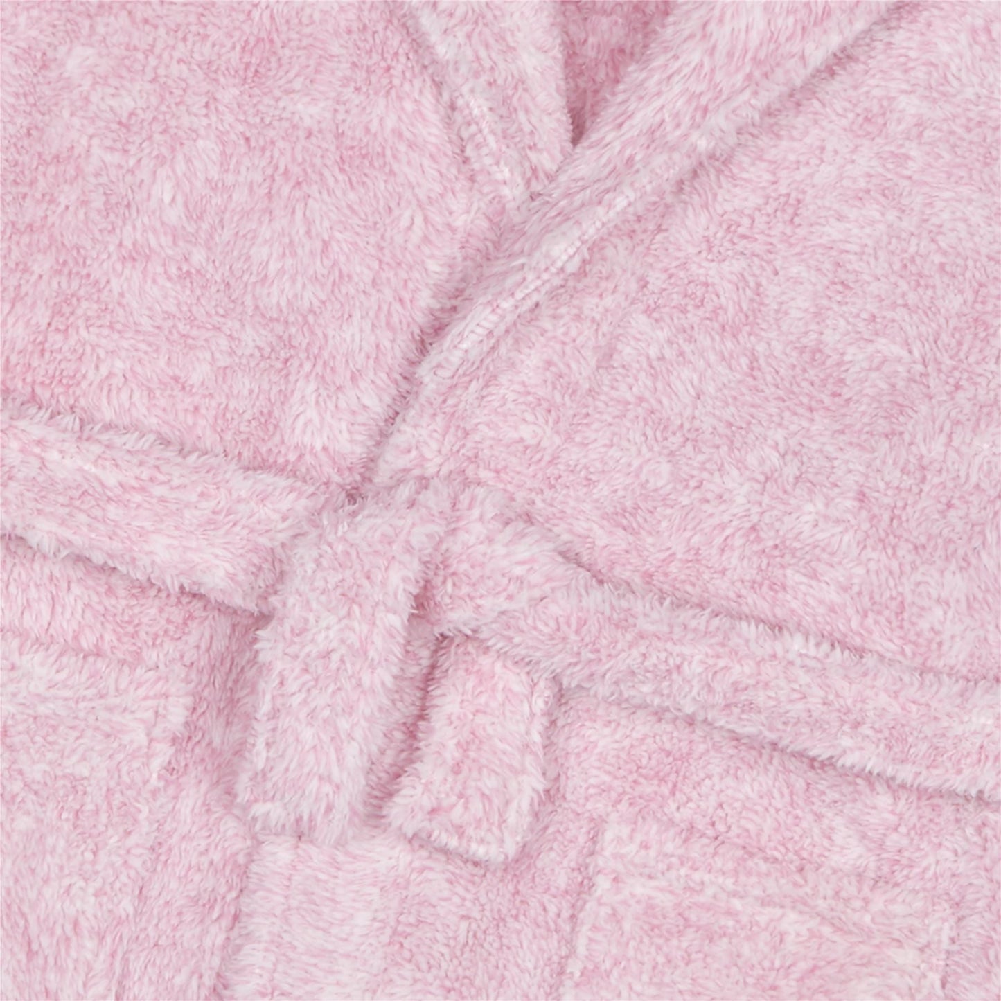 4Kidz Kids Two Tone Fleece Robe - Pink 4Kidz
