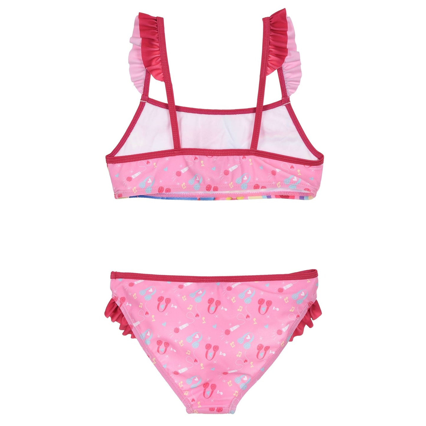 Girls Trolls World Tour Bikini Set - Pink Trolls