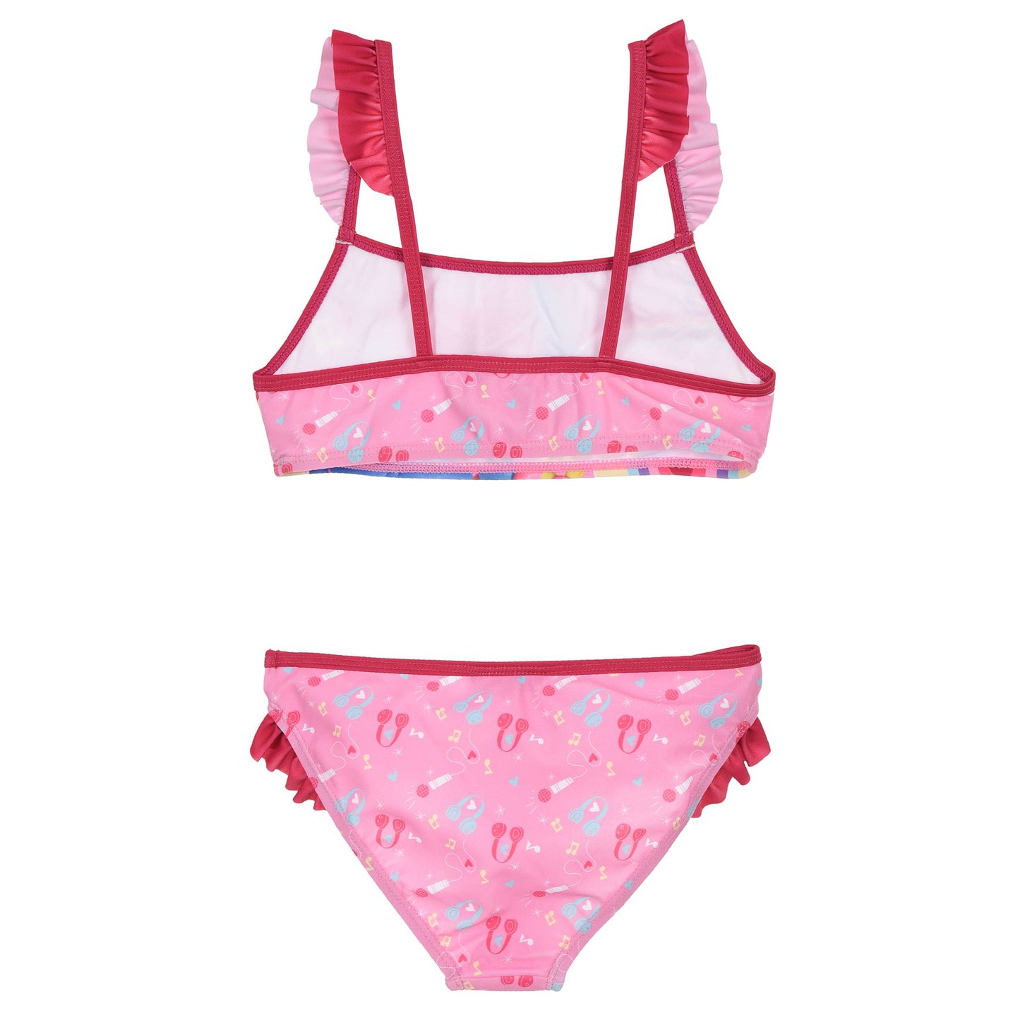 Girls Trolls World Tour Bikini Set - Pink