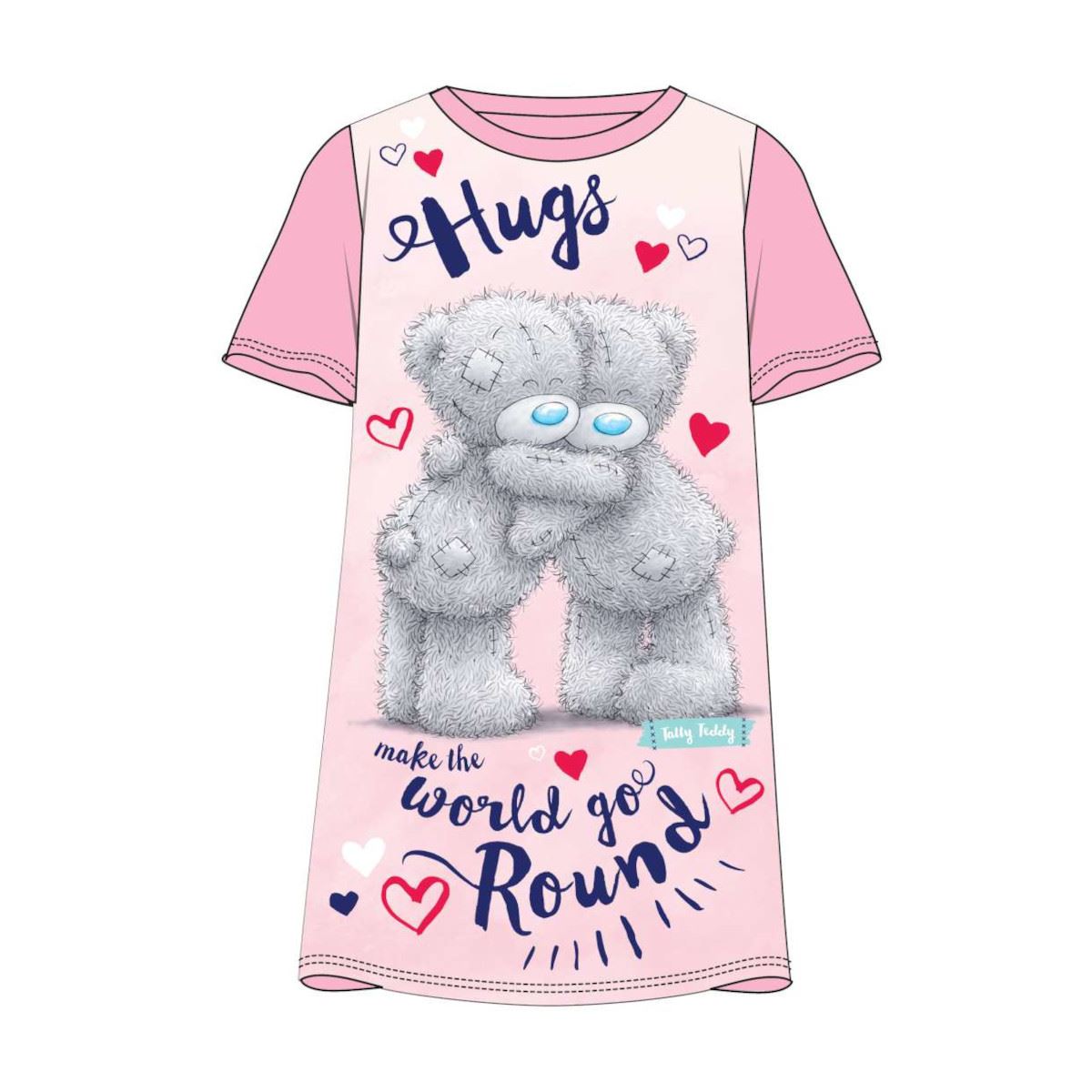 Girls Tatty Teddy 'Hugs' Nightdress Tatty Teddy