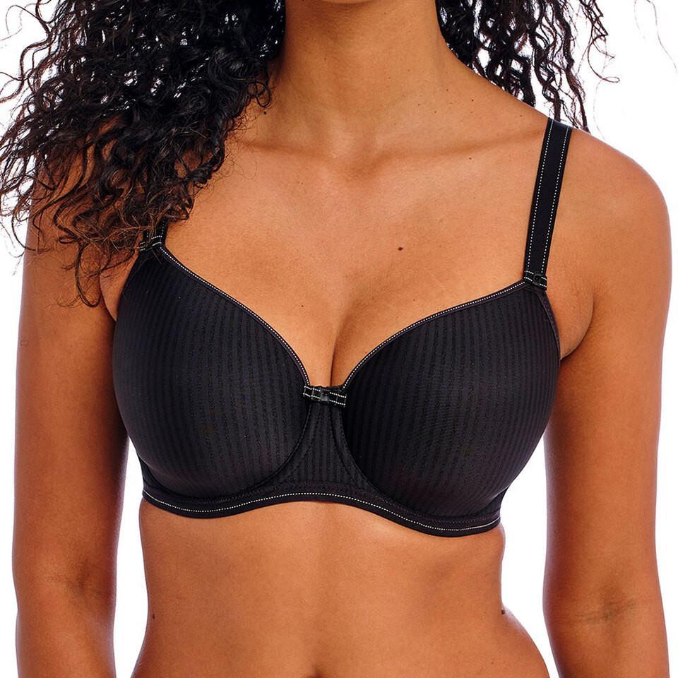 Freya Idol Moulded Balcony Bra - Black Freya