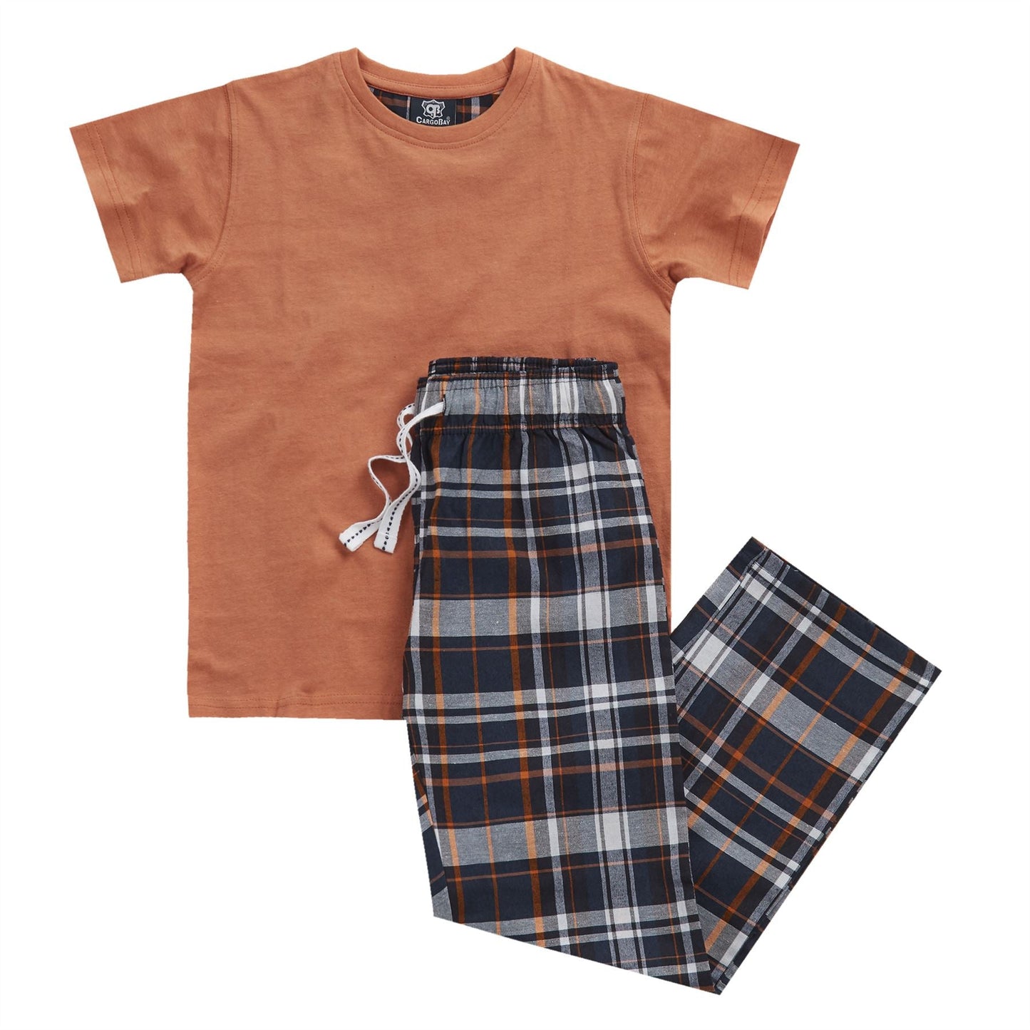 Cargo Bay Kids Top and Woven Bottoms - Orange Cargo Bay