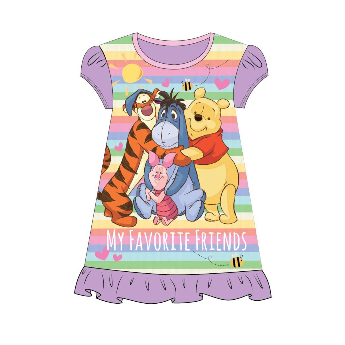 Girls Winnie The Pooh 'My Favorite Friends' Nightdress Winnie the Pooh