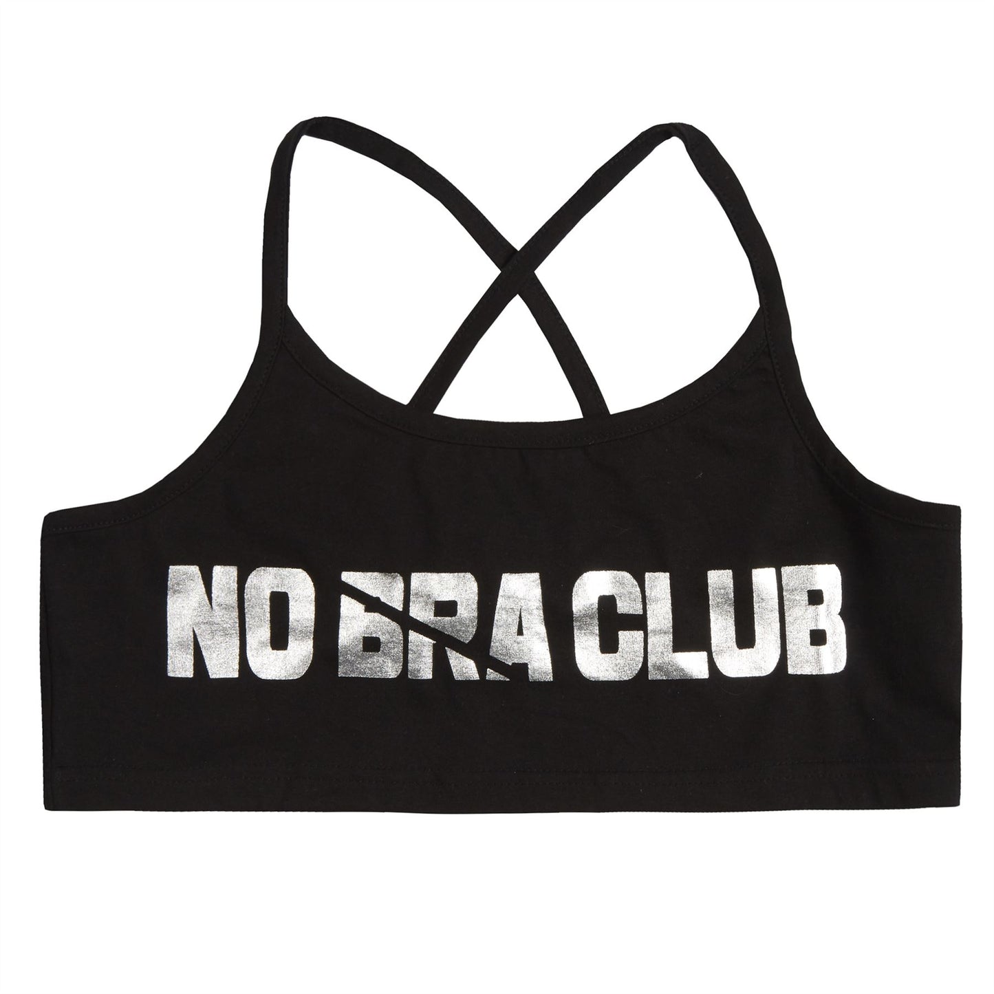 Forever Dreaming Womens 'No Bra Club' Bralette/Lounge Pant - Black/Grey