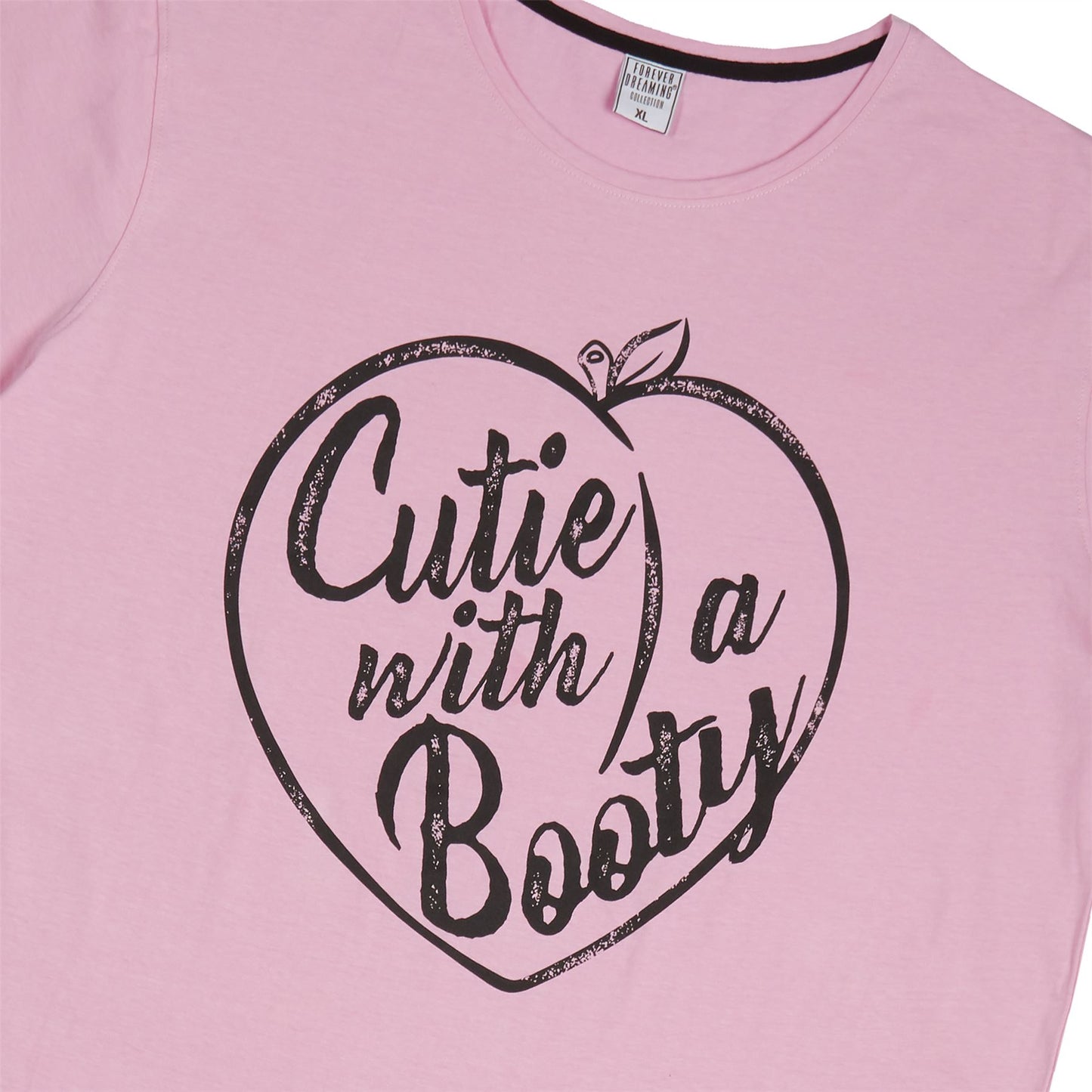 Forever Dreaming 'Cutie With A Booty' Frill Nightdress - Pink