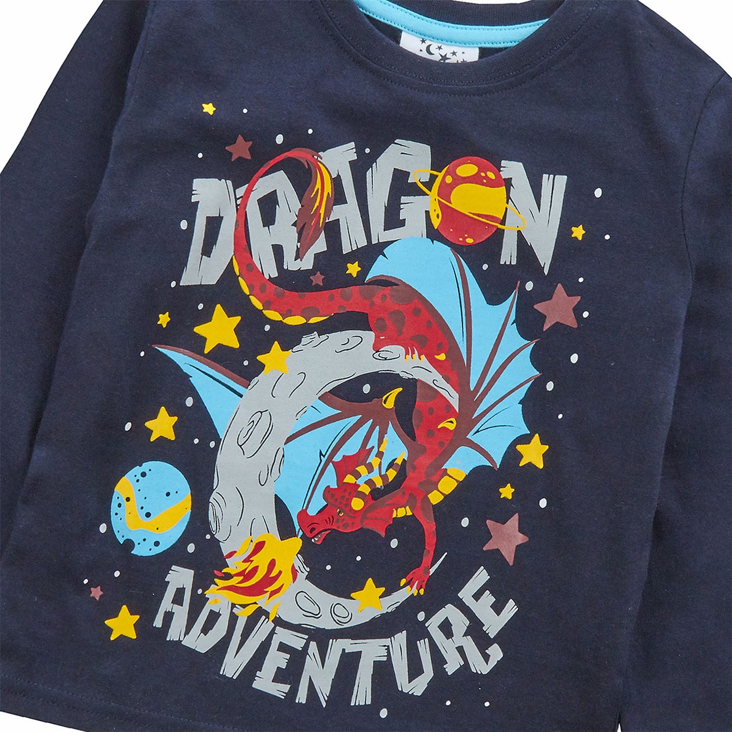 Minikidz Kids 'Dragon Adventure' Pyjamas - Blue