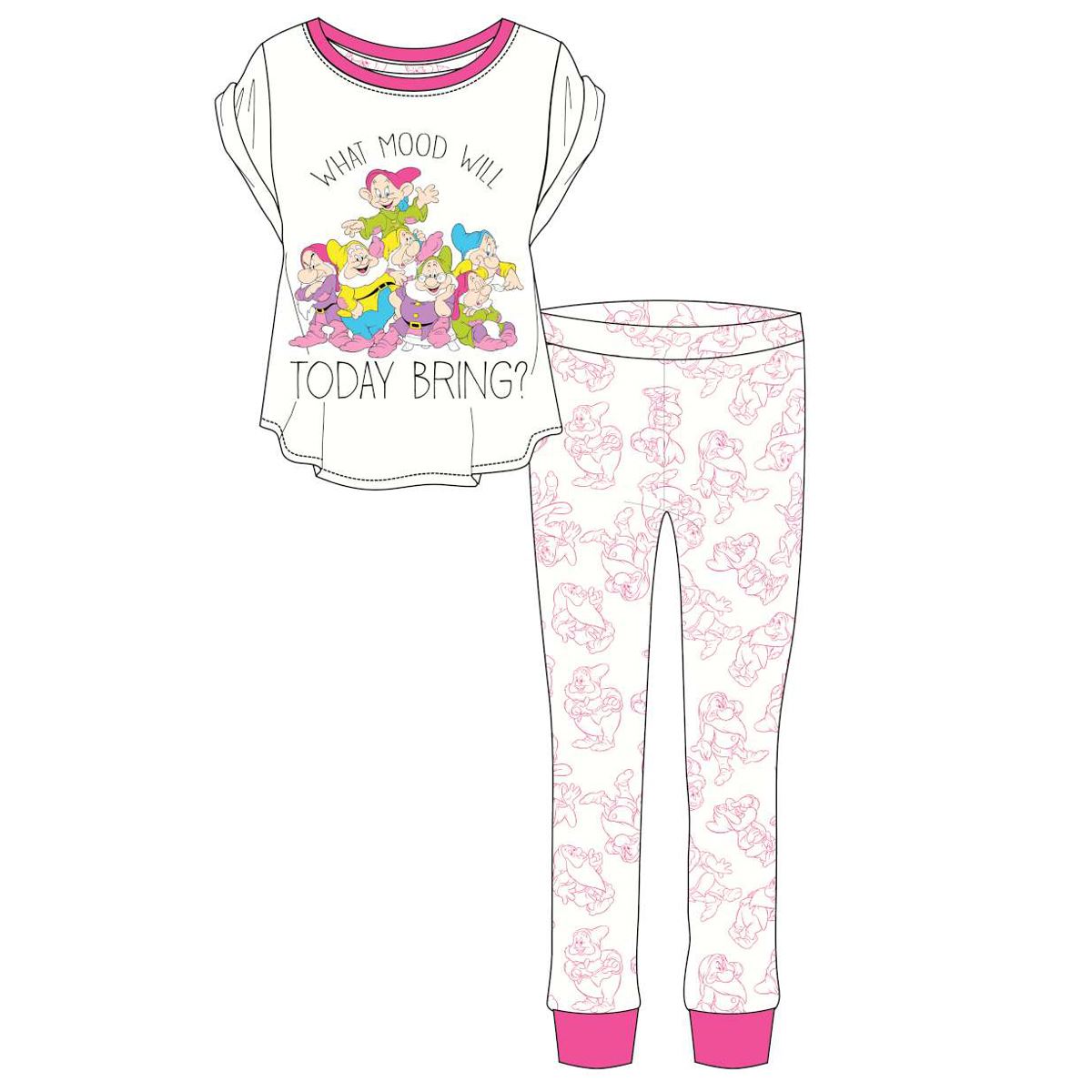 Womens Snow White 'What Mood Will Today Bring?' Pyjama Set