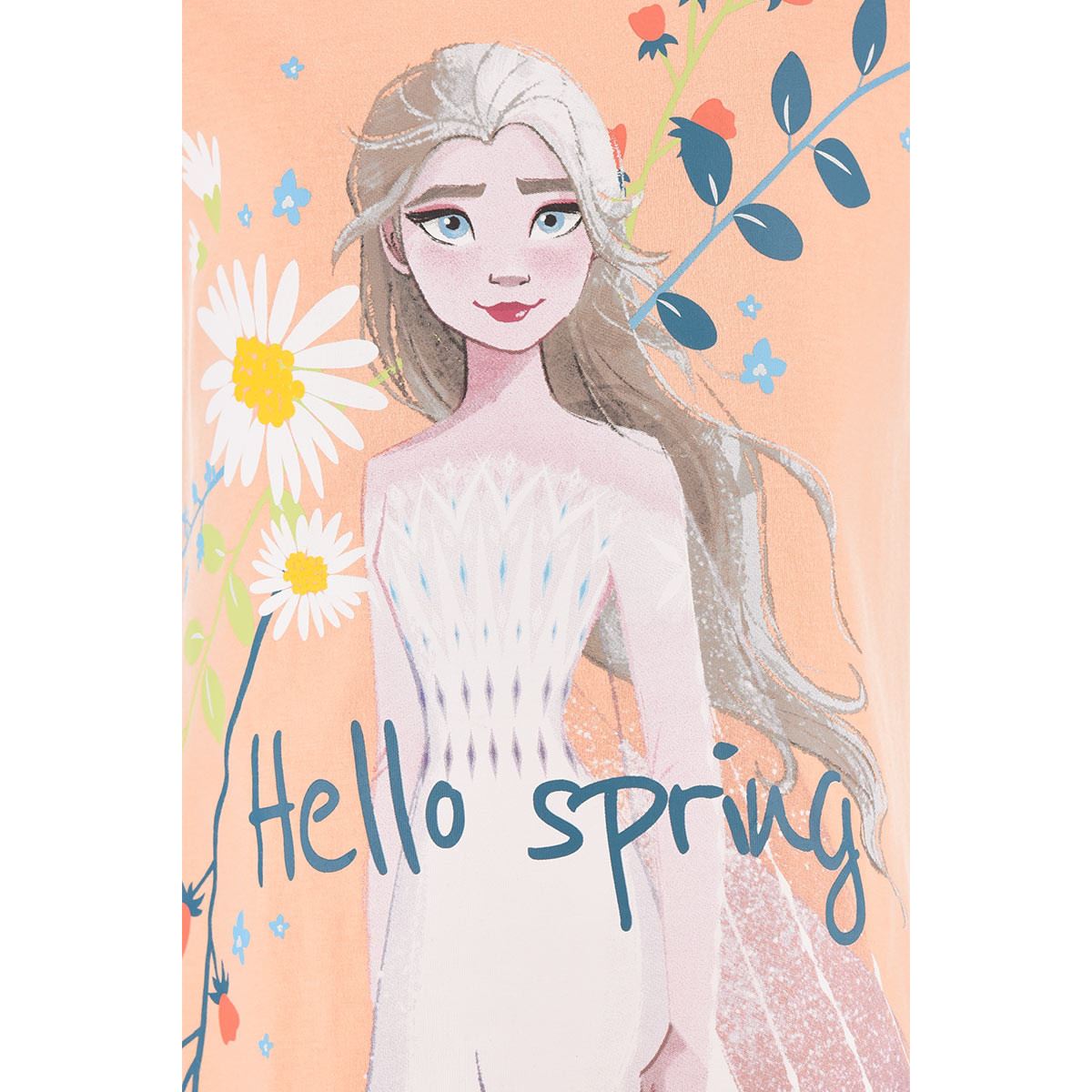 Girls Disney Frozen 'Hello Spring' Nightdress - Coral Disney