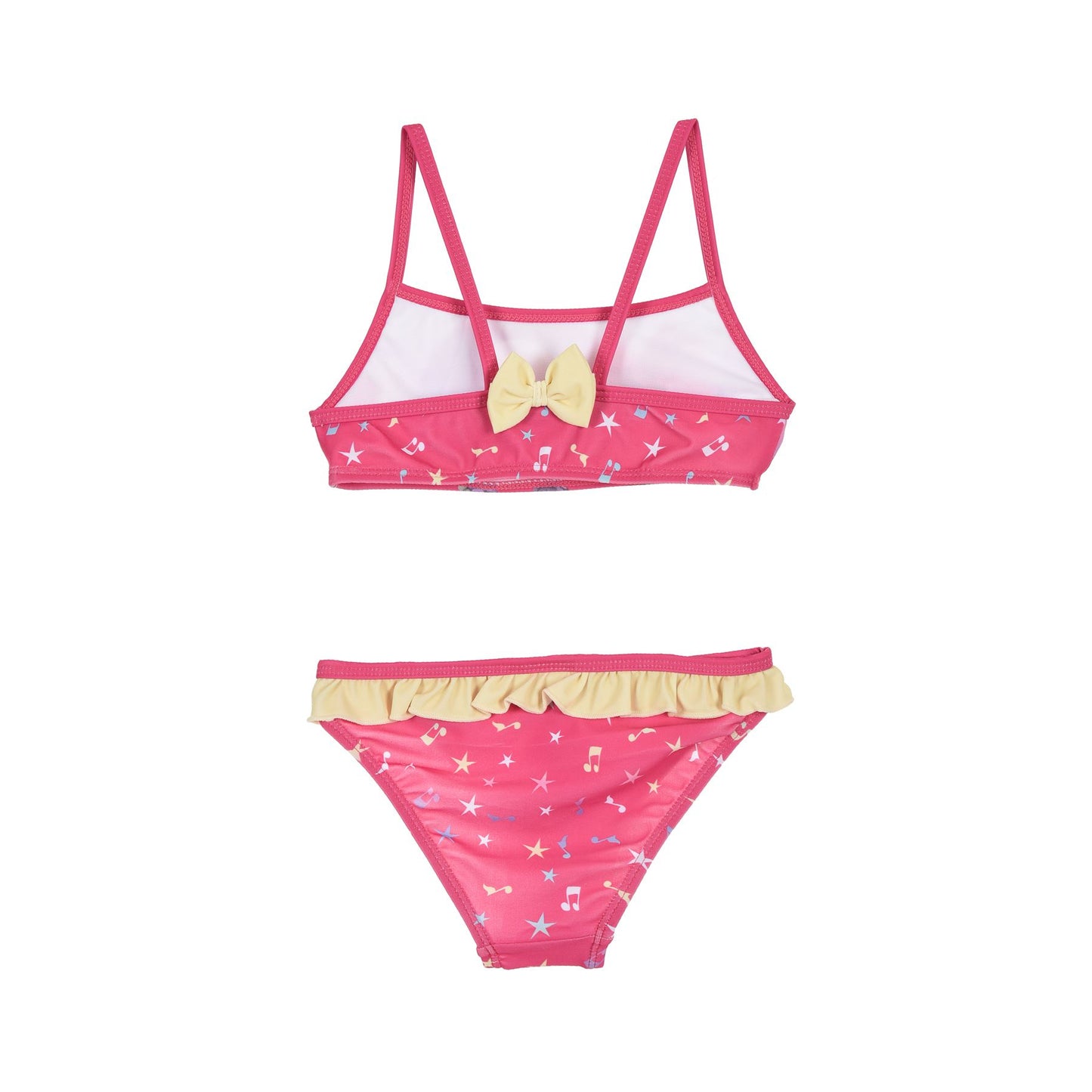 Girls Trolls World Tour Bikini Set - Fushia/Yellow