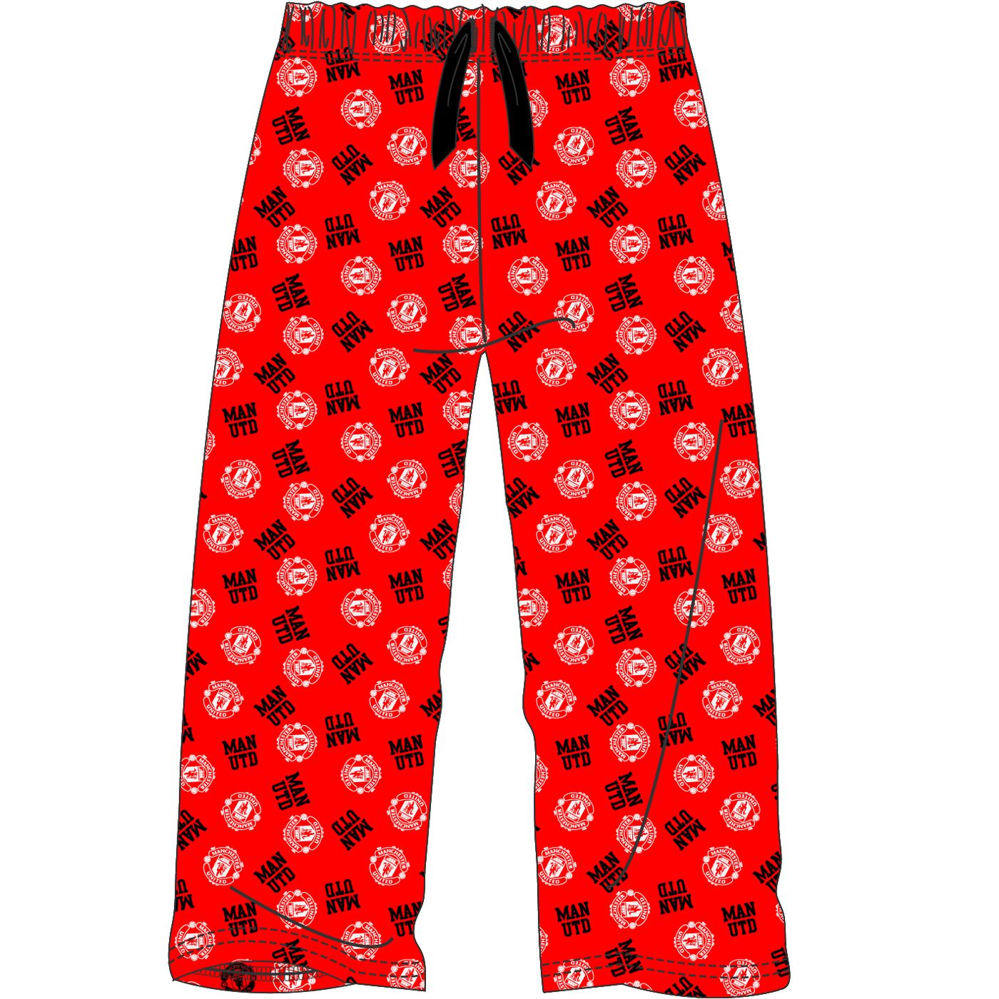 Boys Manchester United Lounge Pants - Red Manchester United