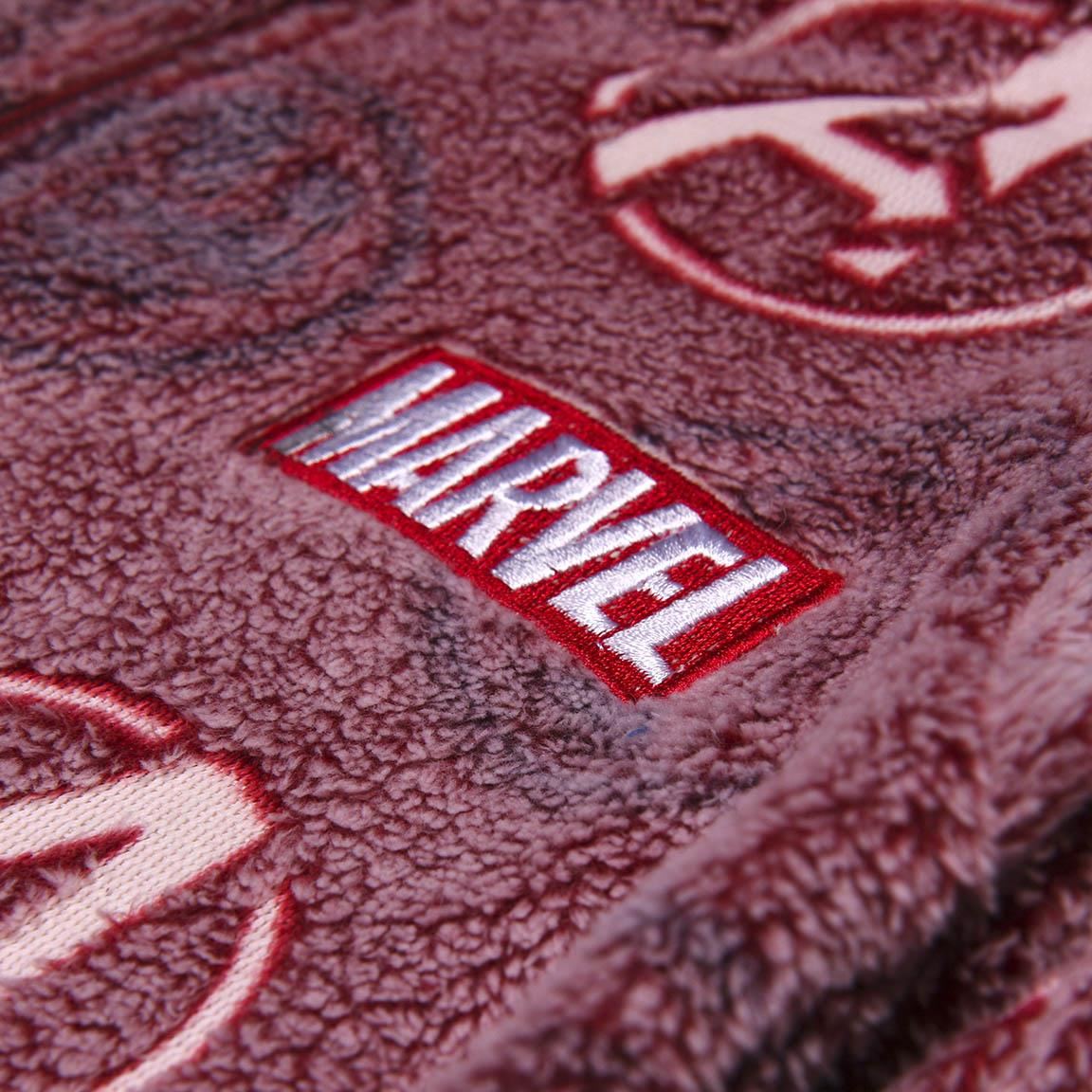 Marvel Kids Glow In The Dark Fleece Onesie - Red Marvel
