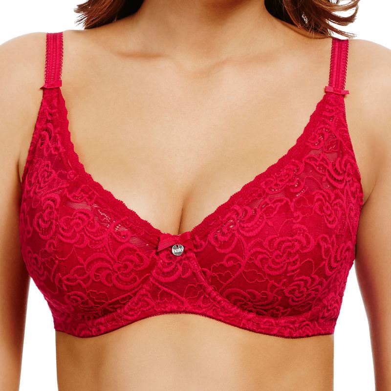 Berlei Heaven Lace Padded Bra - Passion Red Berlei