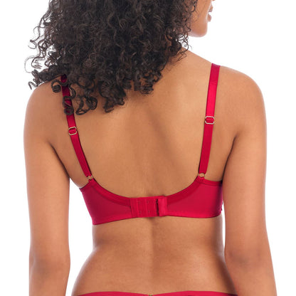 Freya Temptress Moulded Plunge T Shirt Bra - Cherry