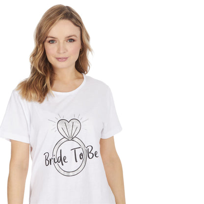 Forever Dreaming Bride To Be Glitter Nightdress - White Forever Dreaming