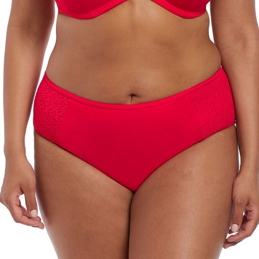 Elomi Indie Mid Rise Bikini Brief - Red