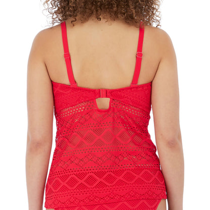 Freya Sundance Tankini Top - Red