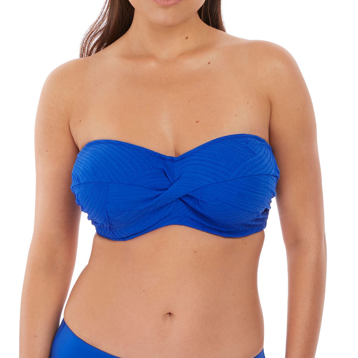 Fantasie Ottawa Twist Bandeau Bikini Top - Pacific