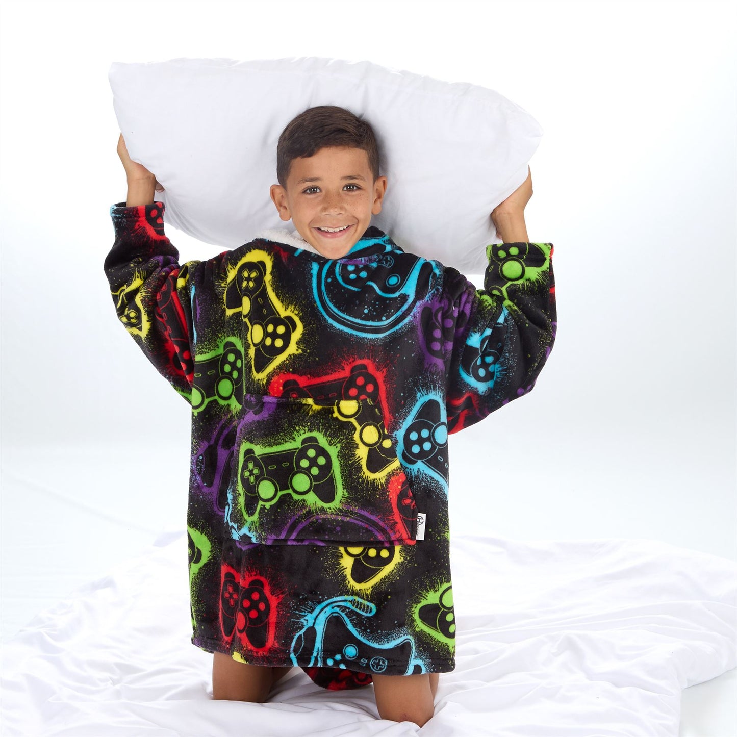 Huggable Hoodie Kids Fleece Oversized Hoodie - Gaming