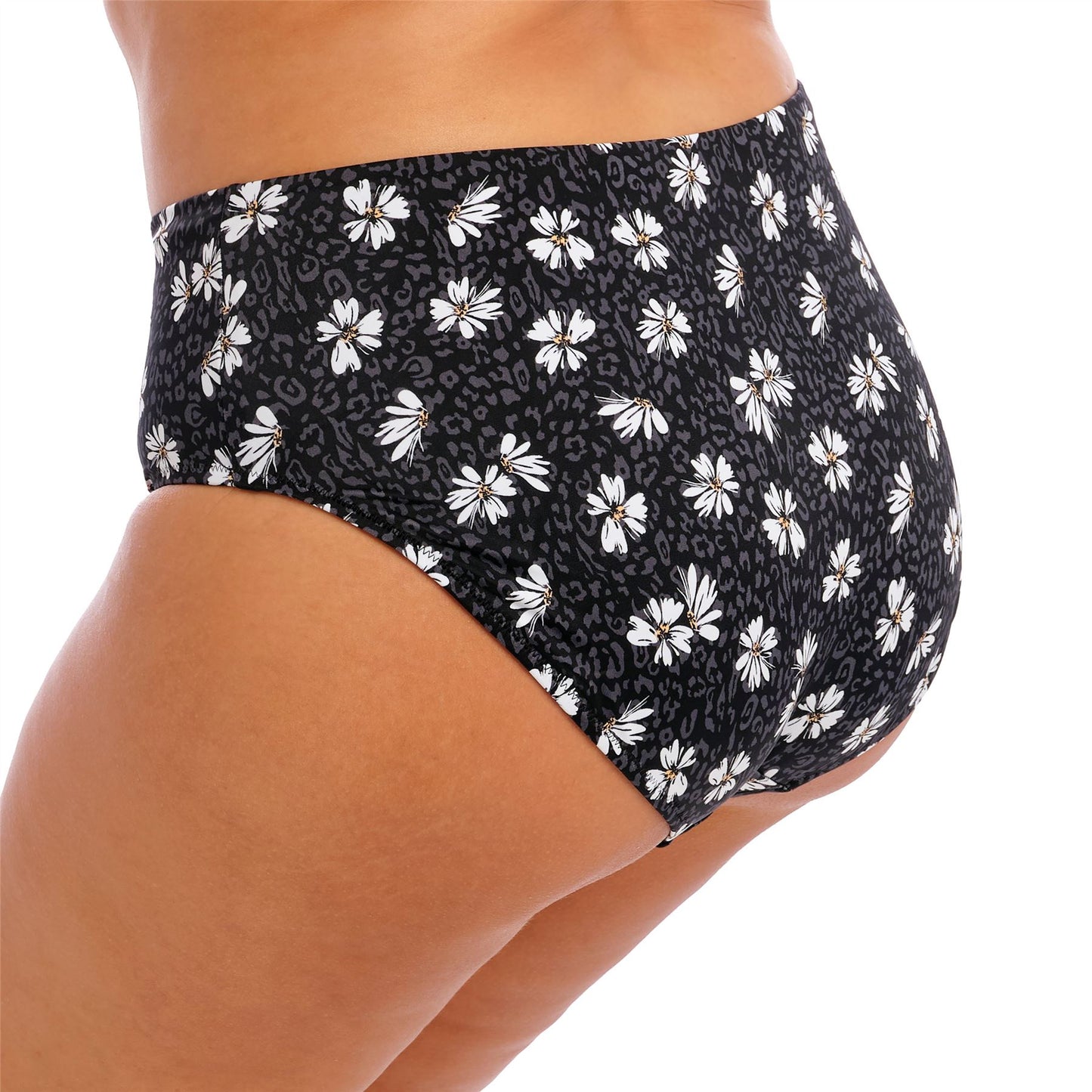 Elomi Plain Sailing Bikini Brief - Black Daisy