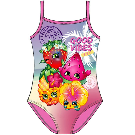 Girls Shopkins 'Good Vibes' Swimsuit
