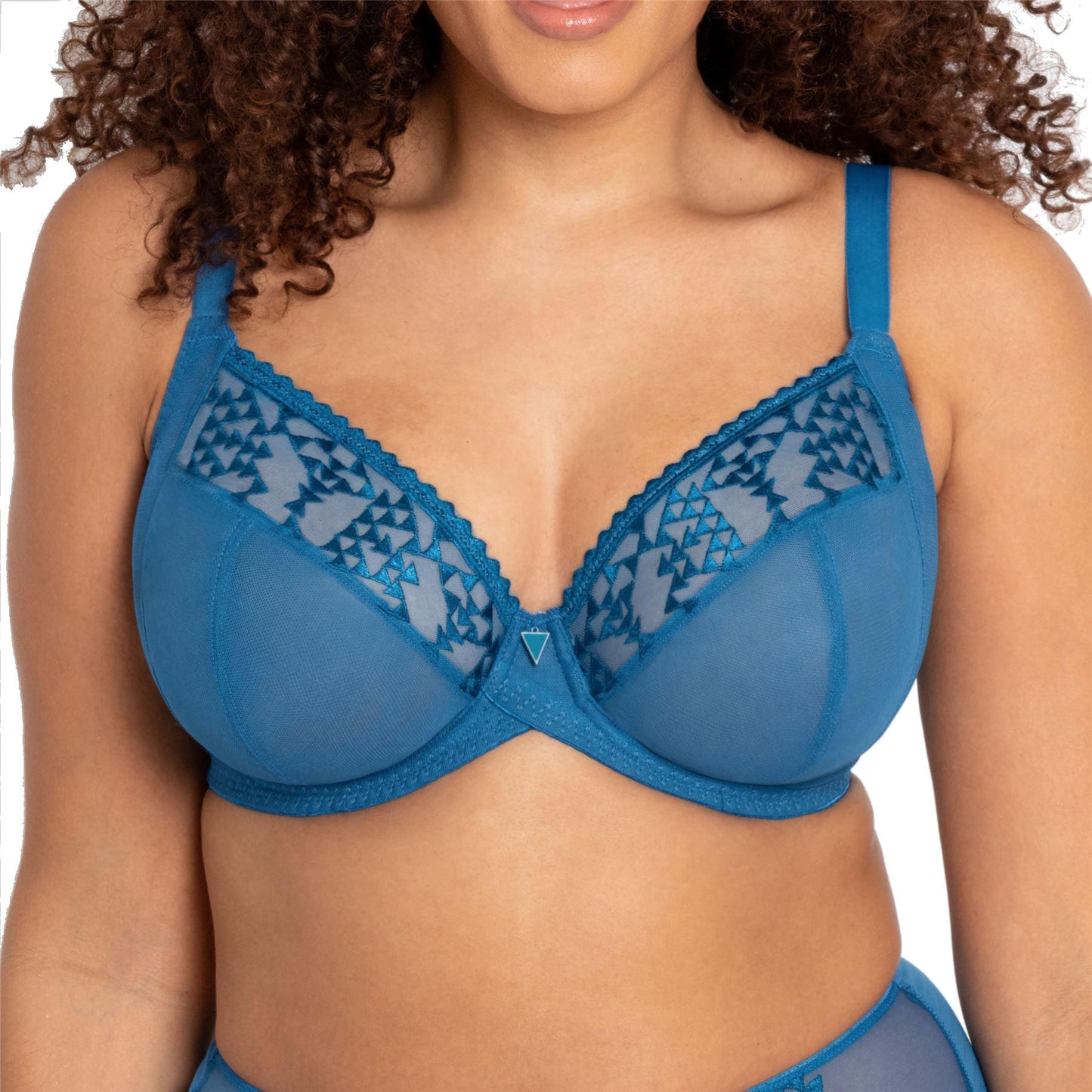 Curvy Kate Centre Stage Full Plunge Bra - Blue