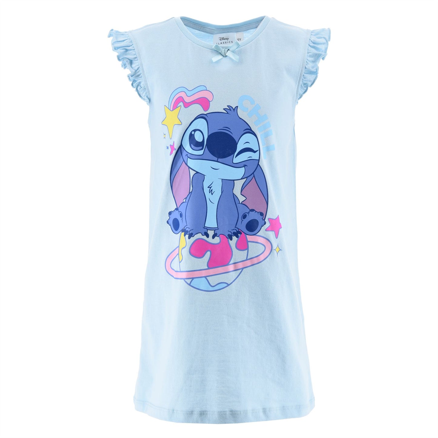 Girls Lilo and Stitch 'Chill' Nightdress - Blue