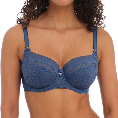 Freya Viva Side Support Bra - Lace Vintage Denim