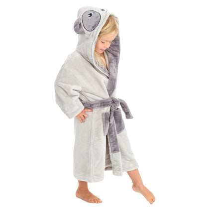4Kidz Kids Novelty Panda Robe - Grey