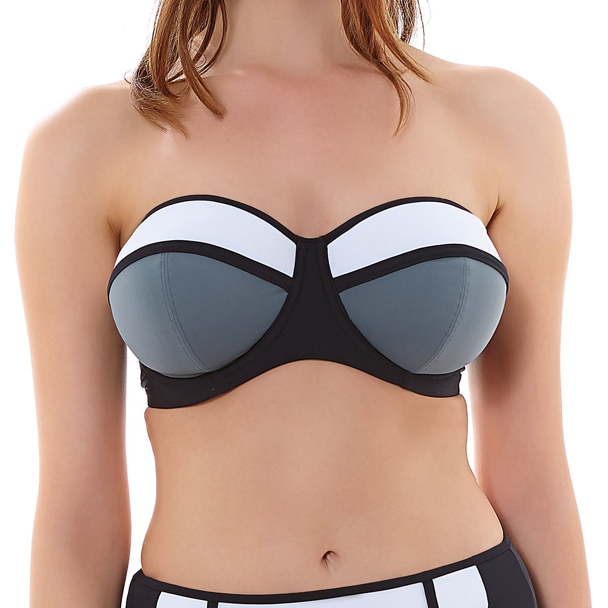 Freya Bondi Bandeau Bikini Top - Black