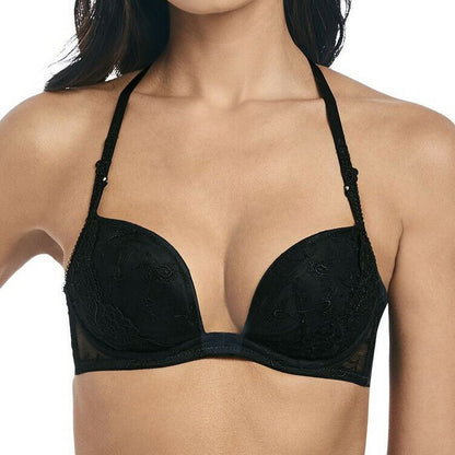 Wacoal Opulence Deep Plunge Cleavage Bra - Black