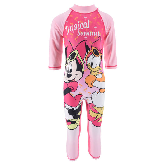 Girls Minnie Mouse 'Tropical Summer' UV40+ Sunsafe - Pink