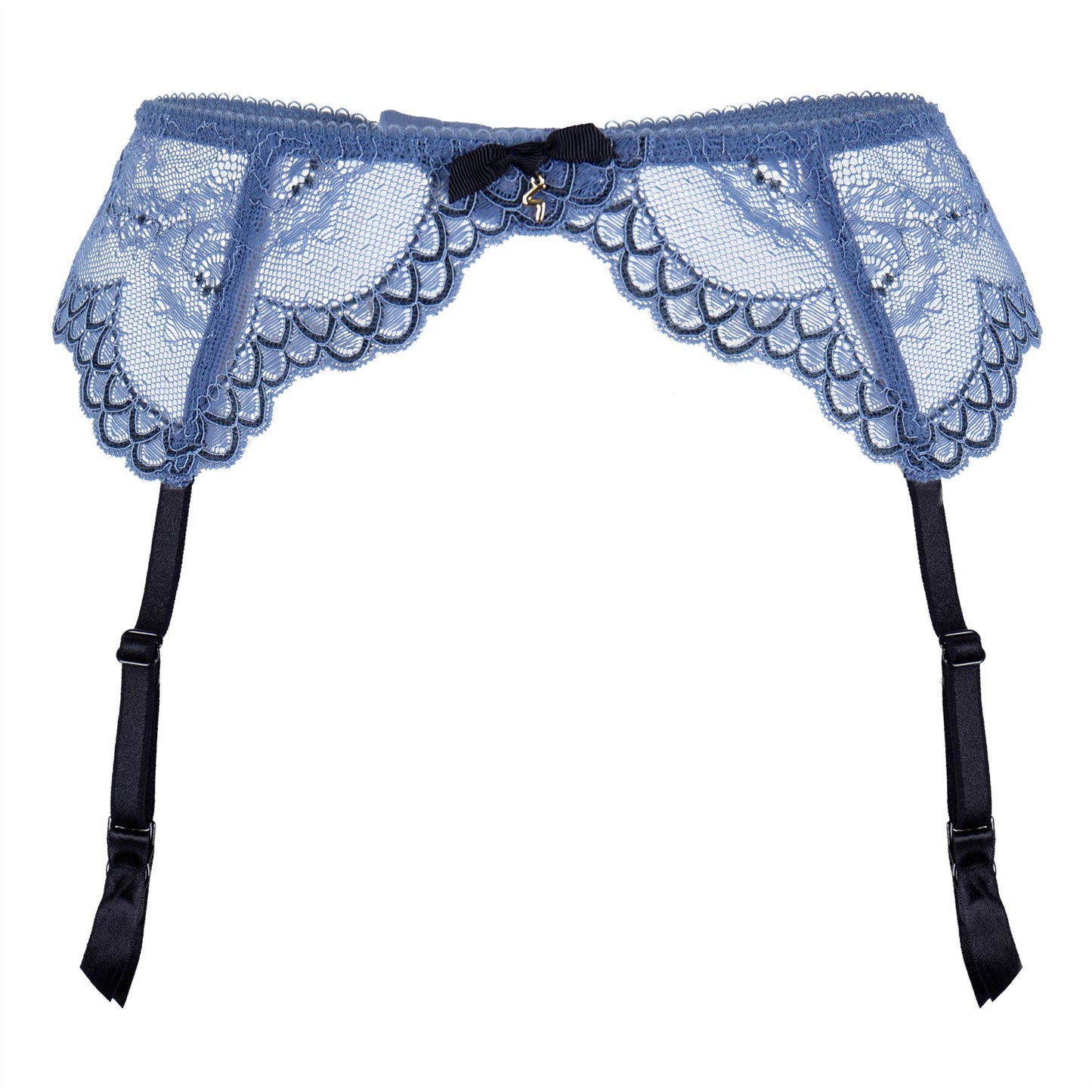 Gossard Superboost Lace Suspender Belt - Moonlight Blue