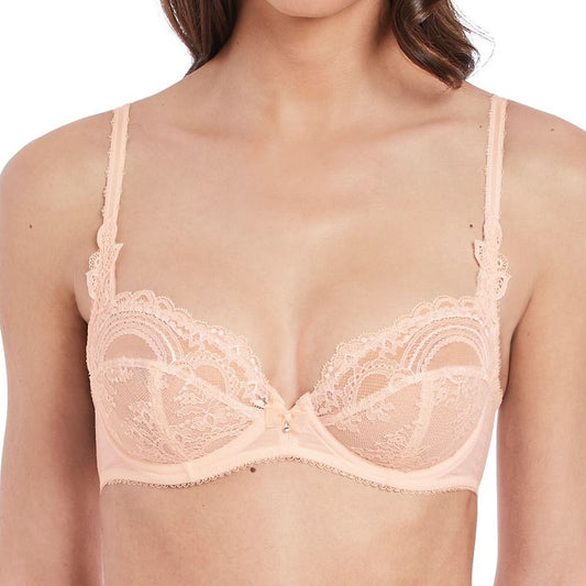 Wacoal Chrystalle Balcony Bra - Peach Sorbet