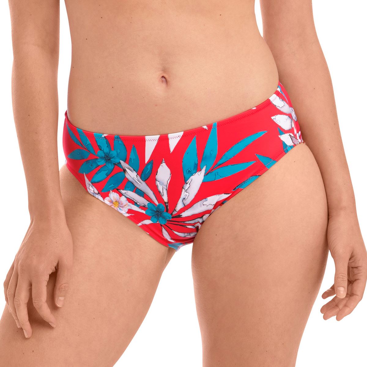 Fantasie Santos Beach Mid Rise Bikini Brief - Pomegranate