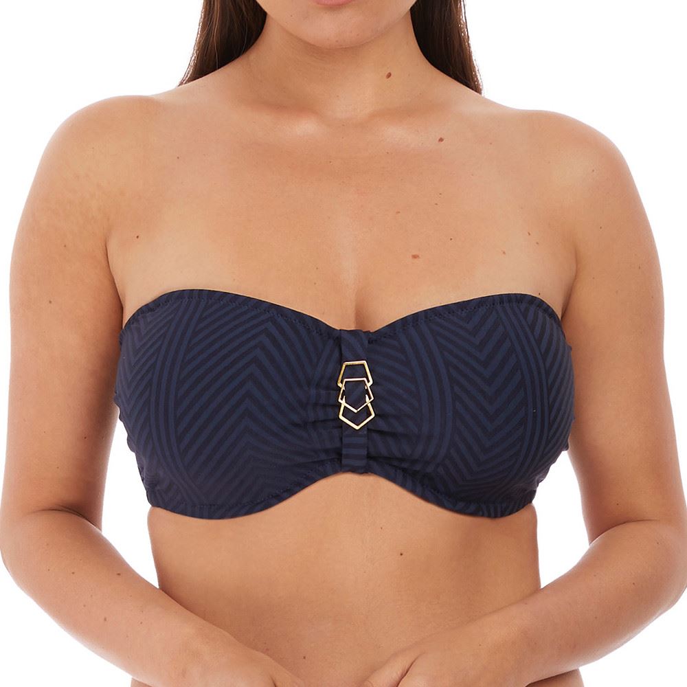 Fantasie Long Island Bandeau Bikini Top - Ink