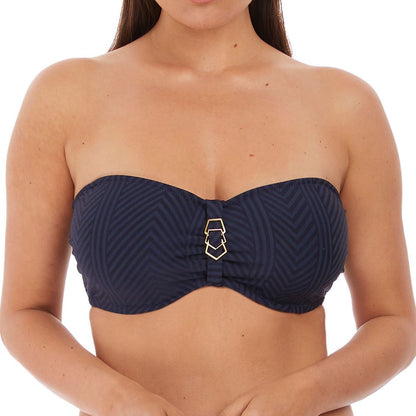 Fantasie Long Island Bandeau Bikini Top - Ink