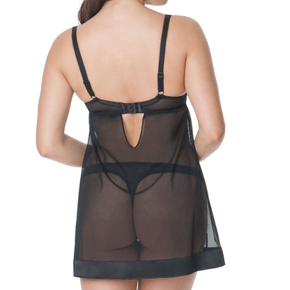 Curvy Kate Belle Babydoll - Blush/Black Curvy Kate