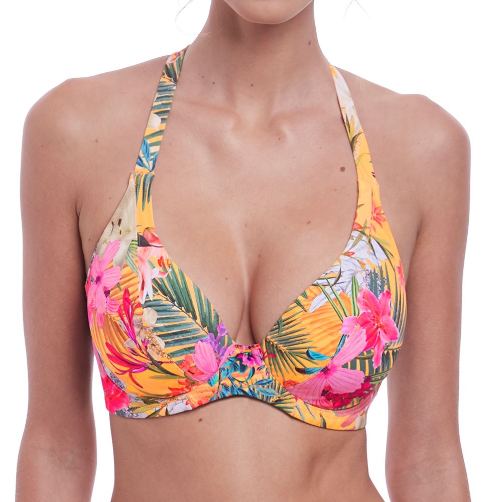 Fantasie Anguilla Plunge Bikini Top - Saffron