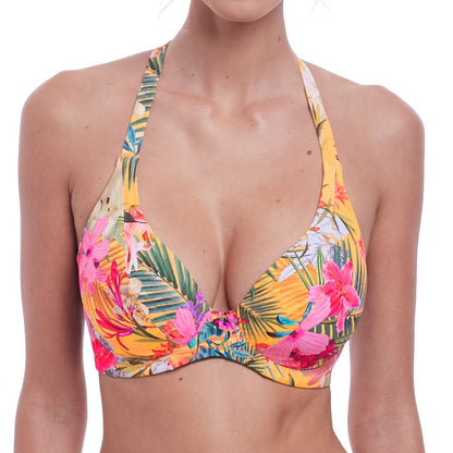 Fantasie Anguilla Plunge Bikini Top - Saffron