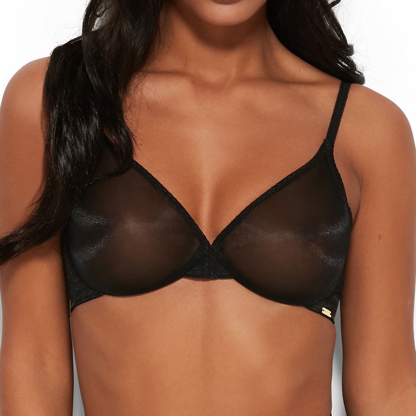 Gossard Glossies Sheer Bra - Black