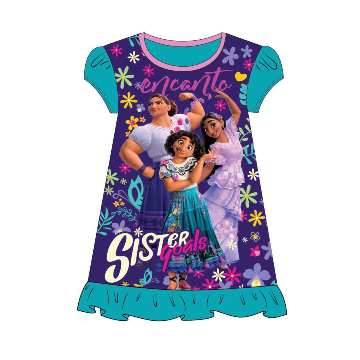 Girls Disney Encanto 'Sister Goals' Nightdress Disney