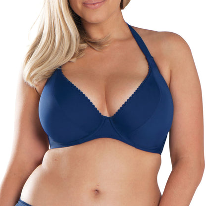 Curvy Kate Jetty Halter Bikini Top - Navy