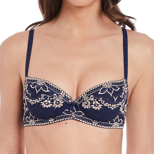 Wacoal Frivole Balcony Bra - Navy