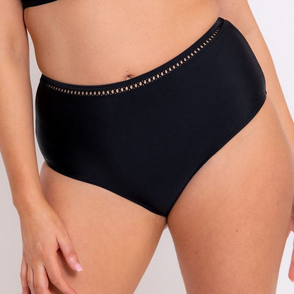 Curvy Kate First Class High Waist Bikini Brief - Black