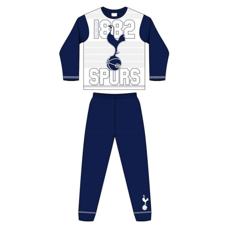 Kids Tottenham Hotspur Pyjamas - White/Navy Tottenham Hotspur