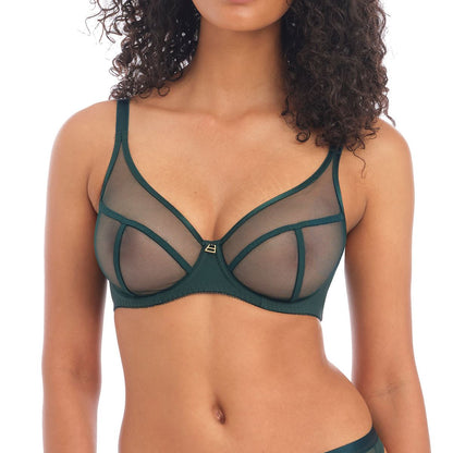 Freya Snapshot High Apex Plunge Bra - Deep Emerald